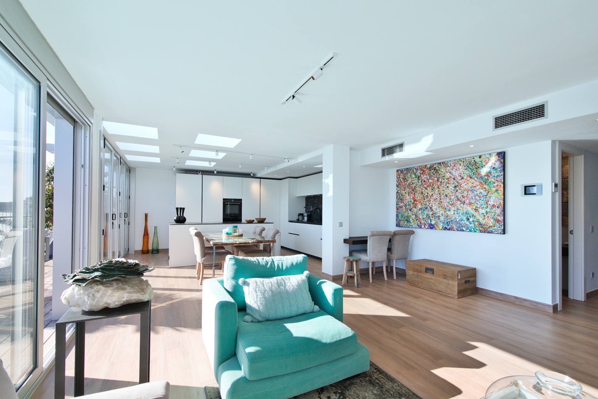 Resa Estates Ibiza te koop penthouse Marina botafoch for sale Ibiza living 4.jpeg